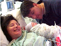 Proud and teary parents!