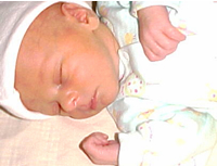 Thomas at one week old