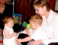 Granny with two out of three!