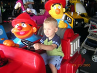 Fun on the boardwalk