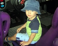 Tommy likes the arcade.