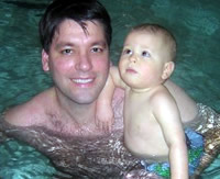 Swimming with Dad