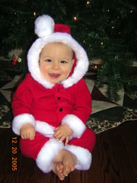 Nicholas' first Christmas!