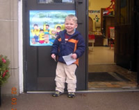 Here's my first day of school!