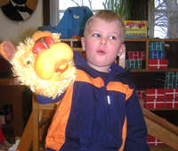 This lion doesn't scare me!