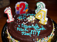 Nicholas C is 1, Nicholas B is 2, Tommy is 3 and Daniele is 4!