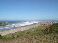 Oregon beach.