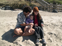 Mom, Dad and little Ophelia Rose.