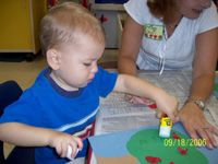 Nicholas' first day of school!