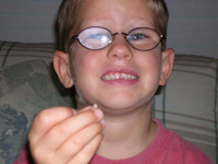 Trevor loses his first tooth!