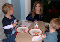 Nicholas C, Daniele and brother Nicholas.