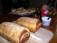 Cindy's home made raisin bread!