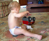 Another toy needs fixing.