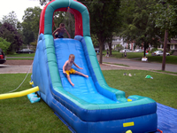water slide