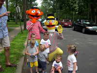 Bert and Ernie stop by.