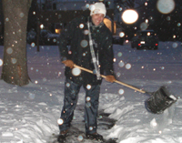 8" of snow while 80 degrees in Georgia.