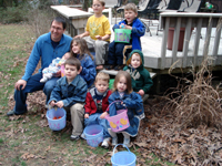 All the little cousins at the Gathering.