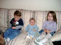Nicholas, Tennison and Emma.