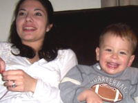 Nicholas cracking up...