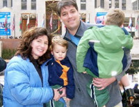 The whole family loves the city.