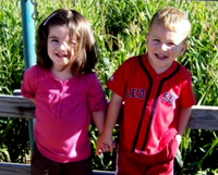 Cousins Meghan and Nicholas.