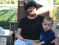 Grandma Rosie and Nicholas.