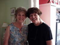 Cousins Kathy and Rosie.