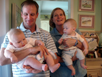 Carl with Jackson and Stefani with Tennison.