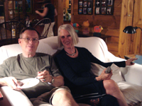 A visit to Flanagan and Bill's house.
