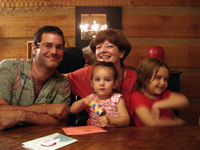 Todd, Rosie and the girls.