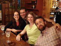 Todd and Tarne, born 24 hours apart catch up with Randi and Tony.