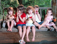 They love the swing