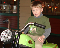 Lunch at Appleby's then rides!