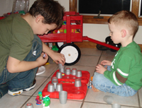 Eric and Nicholas B. match 'em up!
