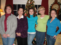 Alice and her sisters, daughter and niece!