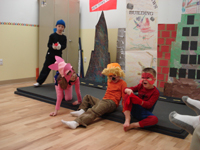 Tommy in his first play!