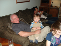 Paul and little Tennison.