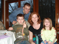 Keith, Lizzie, Erik and Emma.
