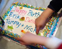 A birthday cake for everyone.