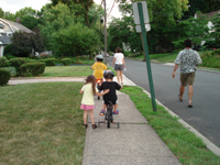 A nice after-dinner walk around the 'hood.