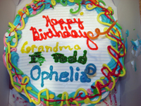 Grandma Rosie, Todd and Ophelia celebrate their summer birthdays!