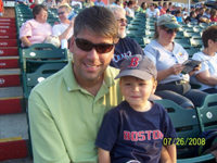 Mike and Nick at Lakewood Blue Claws.