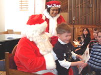 Santa visits school!
