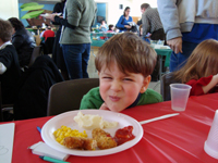 A yummy after-concert luncheon...