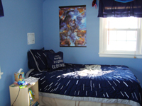 Tommy gets a new Star Wars room!