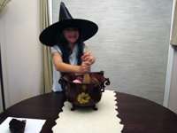 The witch's cauldron...