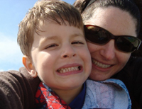 Nicholas and Mom!