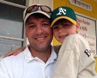 Dad and Tommy!