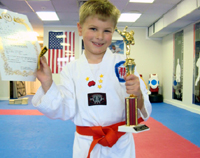 Orange belt in Tai Kwan Doh!
