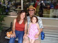 Sarah, Todd and O'Rosie.